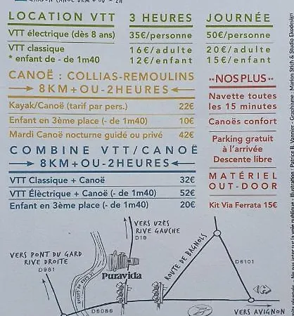 Bed & Breakfast Aux Berges Du Pont Du Gard *